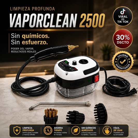 VaporClean 2500 - Tecnología de Limpieza Inteligente
