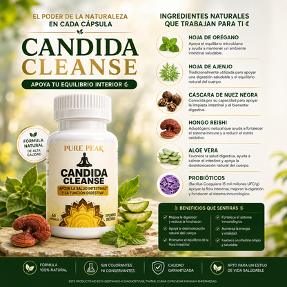 Candida Cleanse - Bienestar que comienza desde adentro.