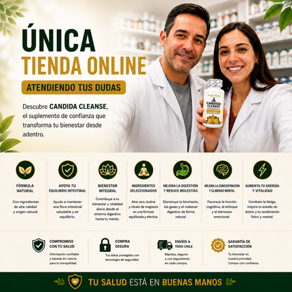 Candida Cleanse - Bienestar que comienza desde adentro.