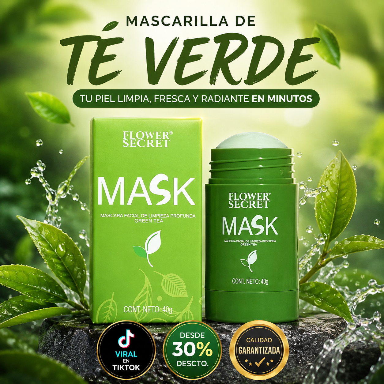 MASCARILLA TE VERDE EN BARRA