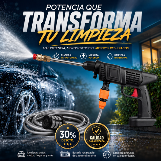 Hidrolavadora Inalambrica + Batería + Adaptador