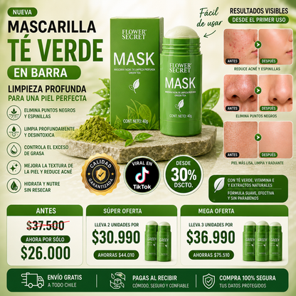 MASCARILLA TE VERDE EN BARRA