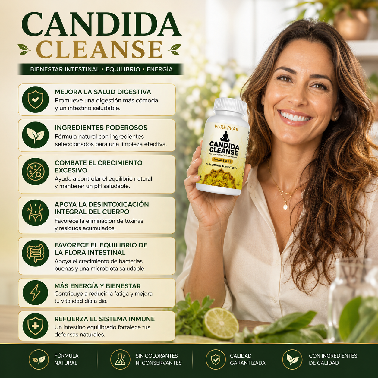 Candida Cleanse - Bienestar que comienza desde adentro.