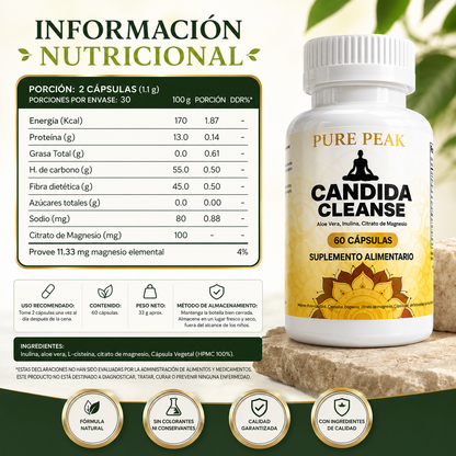 Candida Cleanse - Bienestar que comienza desde adentro.