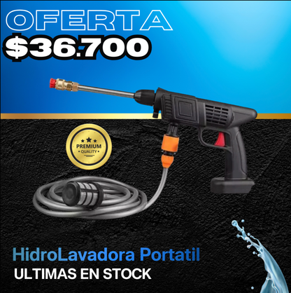 Hidrolavadora Inalambrica + Batería + Adaptador