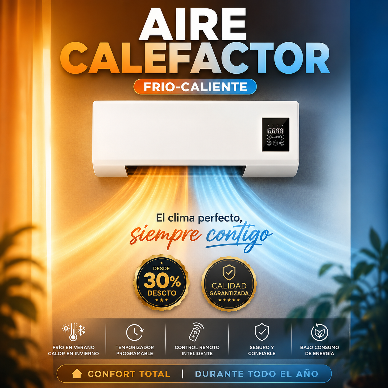Aire Calefactor frio Caliente 2.0