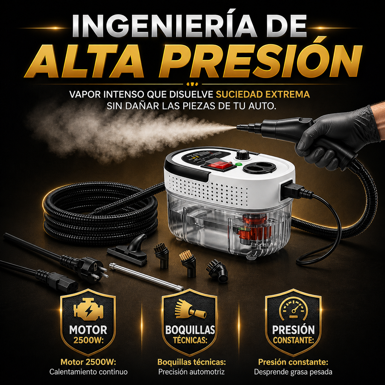 VaporClean 2500 - Tecnología de Limpieza Inteligente