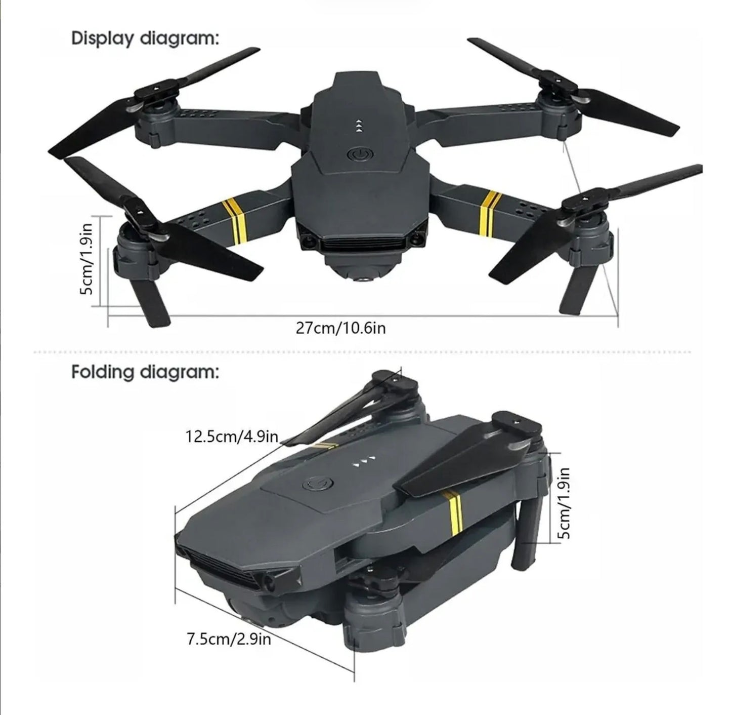 Dron DualCamera ™ 4K Wi-Fi